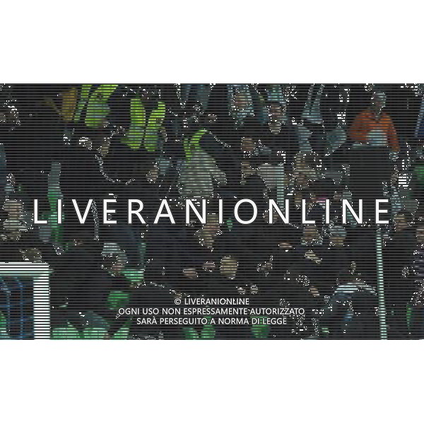 Qualificazioni ai Campionati Europei UEFA EURO 2012 Gruppo C Ljubljana - 25.03.2011 Slovenia-Italia Nella Foto:scontri fra tifosi sugli spalti /Ph.Vitez-Ag. Aldo Liverani