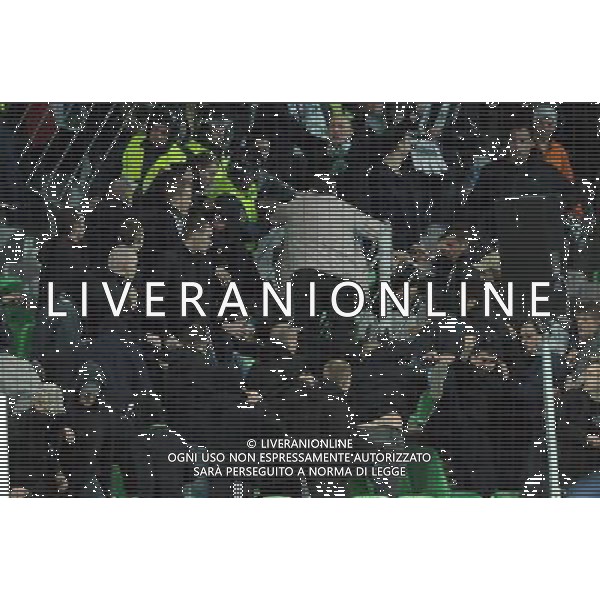 Qualificazioni ai Campionati Europei UEFA EURO 2012 Gruppo C Ljubljana - 25.03.2011 Slovenia-Italia Nella Foto:scontri fra tifosi sugli spalti /Ph.Vitez-Ag. Aldo Liverani