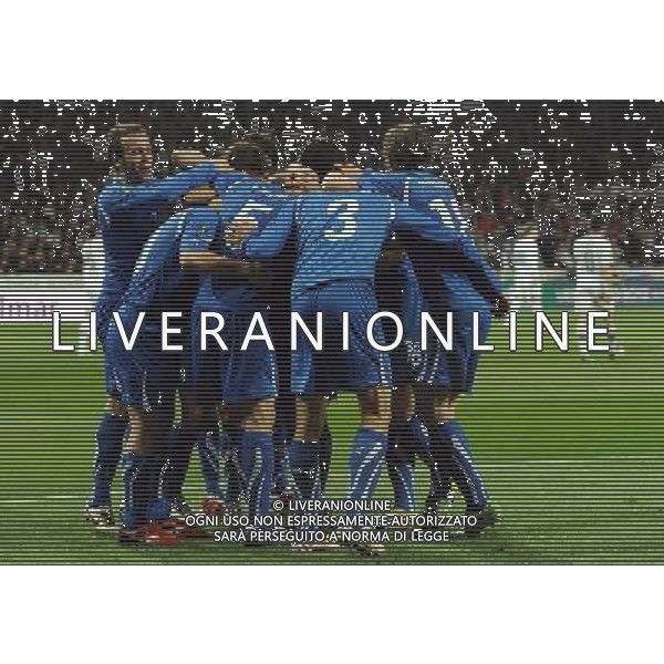 Qualificazioni ai Campionati Europei UEFA EURO 2012 Gruppo C Ljubljana - 25.03.2011 Slovenia-Italia Nella Foto: thiago motta esultanza dopo il gol /Ph.Vitez-Ag. Aldo Liverani