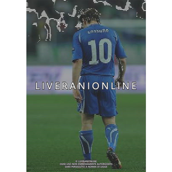 Qualificazioni ai Campionati Europei UEFA EURO 2012 Gruppo C Ljubljana - 25.03.2011 Slovenia-Italia Nella Foto:cassano antonio /Ph.Vitez-Ag. Aldo Liverani