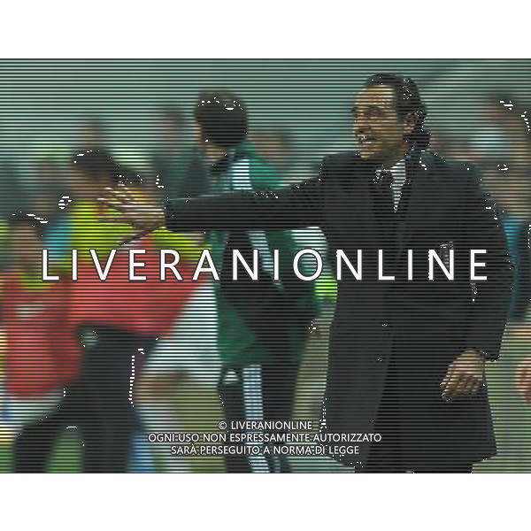 Qualificazioni ai Campionati Europei UEFA EURO 2012 Gruppo C Ljubljana - 25.03.2011 Slovenia-Italia Nella Foto:Prandelli cesare /Ph.Vitez-Ag. Aldo Liverani