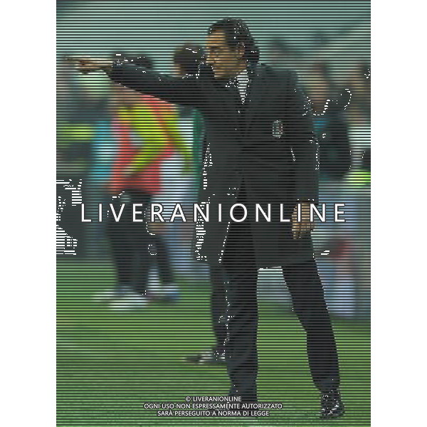 Qualificazioni ai Campionati Europei UEFA EURO 2012 Gruppo C Ljubljana - 25.03.2011 Slovenia-Italia Nella Foto: Prandelli cesare /Ph.Vitez-Ag. Aldo Liverani