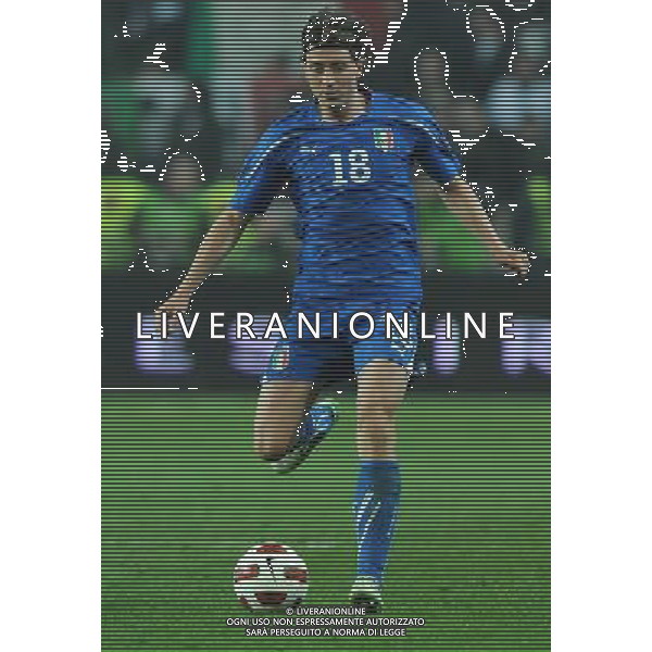 Qualificazioni ai Campionati Europei UEFA EURO 2012 Gruppo C Ljubljana - 25.03.2011 Slovenia-Italia Nella Foto:montolivo riccardo /Ph.Vitez-Ag. Aldo Liverani