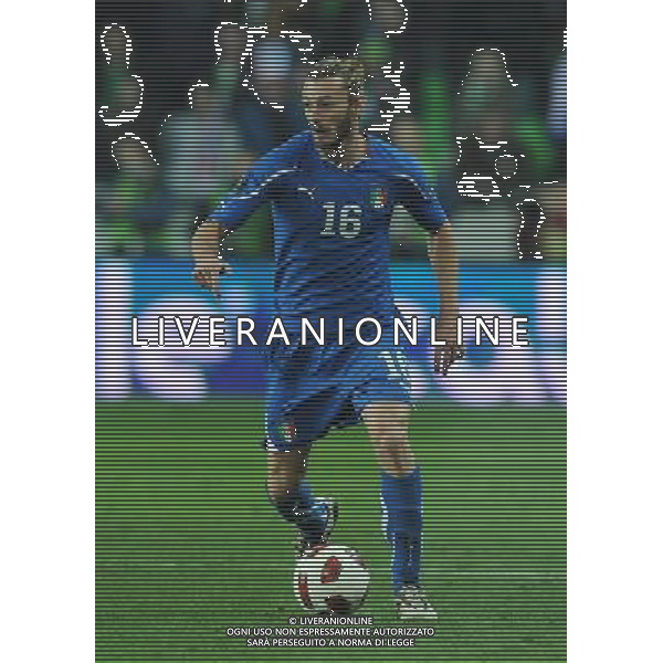 Qualificazioni ai Campionati Europei UEFA EURO 2012 Gruppo C Ljubljana - 25.03.2011 Slovenia-Italia Nella Foto:balzaretti federico /Ph.Vitez-Ag. Aldo Liverani