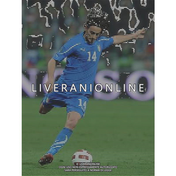 Qualificazioni ai Campionati Europei UEFA EURO 2012 Gruppo C Ljubljana - 25.03.2011 Slovenia-Italia Nella Foto:Alberto Aquilani /Ph.Vitez-Ag. Aldo Liverani