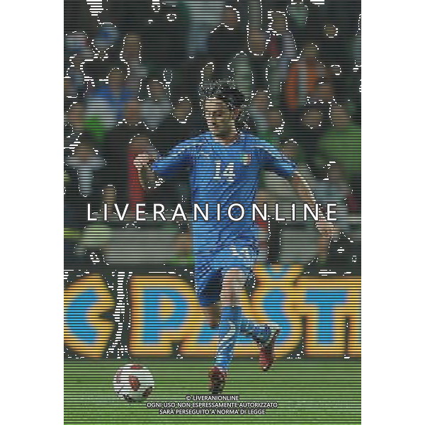 Qualificazioni ai Campionati Europei UEFA EURO 2012 Gruppo C Ljubljana - 25.03.2011 Slovenia-Italia Nella Foto:Alberto Aquilani /Ph.Vitez-Ag. Aldo Liverani