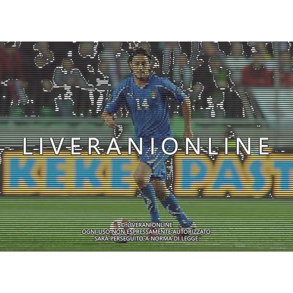 Qualificazioni ai Campionati Europei UEFA EURO 2012 Gruppo C Ljubljana - 25.03.2011 Slovenia-Italia Nella Foto:Alberto Aquilani /Ph.Vitez-Ag. Aldo Liverani