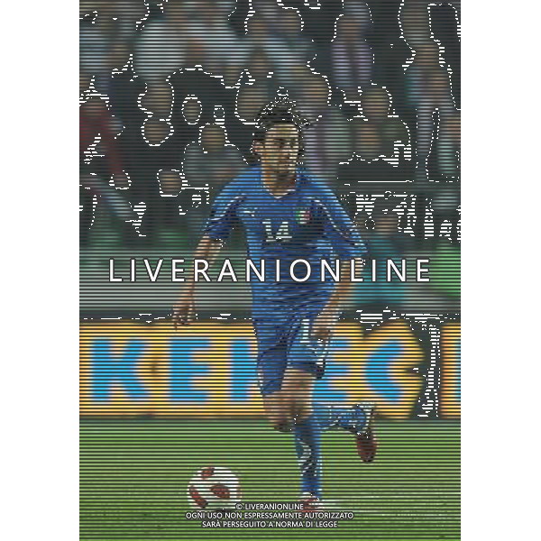 Qualificazioni ai Campionati Europei UEFA EURO 2012 Gruppo C Ljubljana - 25.03.2011 Slovenia-Italia Nella Foto:Alberto Aquilani /Ph.Vitez-Ag. Aldo Liverani