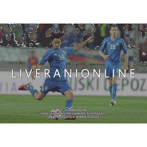 Qualificazioni ai Campionati Europei UEFA EURO 2012 Gruppo C Ljubljana - 25.03.2011 Slovenia-Italia Nella Foto:Alberto Aquilani /Ph.Vitez-Ag. Aldo Liverani