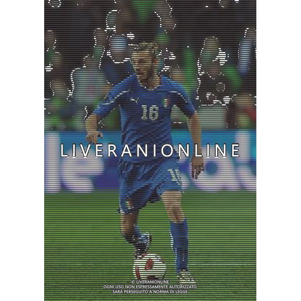 Qualificazioni ai Campionati Europei UEFA EURO 2012 Gruppo C Ljubljana - 25.03.2011 Slovenia-Italia Nella Foto:Federico Balzaretti /Ph.Vitez-Ag. Aldo Liverani