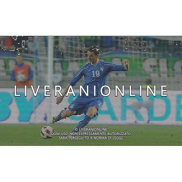 Qualificazioni ai Campionati Europei UEFA EURO 2012 Gruppo C Ljubljana - 25.03.2011 Slovenia-Italia Nella Foto:Leonardo Bonucci /Ph.Vitez-Ag. Aldo Liverani