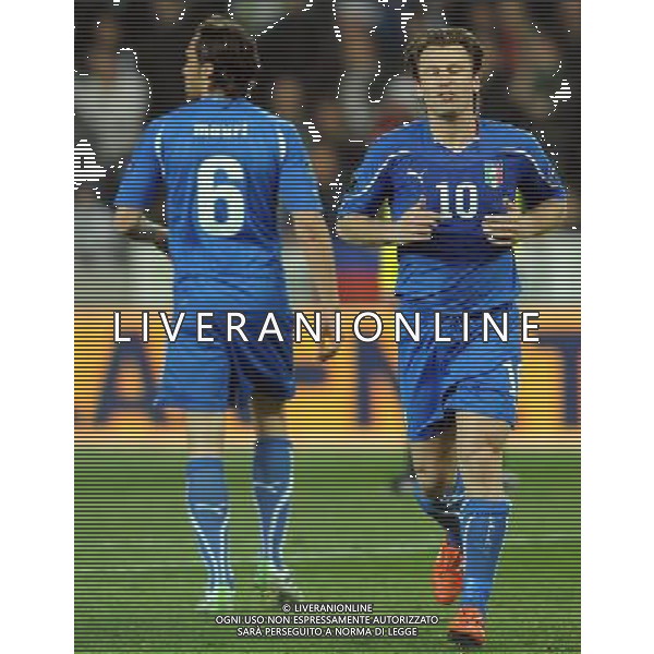 Qualificazioni ai Campionati Europei UEFA EURO 2012 Gruppo C Ljubljana - 25.03.2011 Slovenia-Italia Nella Foto:Antonio Cassano /Ph.Vitez-Ag. Aldo Liverani