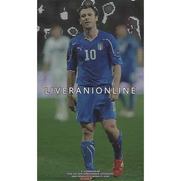 Qualificazioni ai Campionati Europei UEFA EURO 2012 Gruppo C Ljubljana - 25.03.2011 Slovenia-Italia Nella Foto:Antonio Cassano /Ph.Vitez-Ag. Aldo Liverani