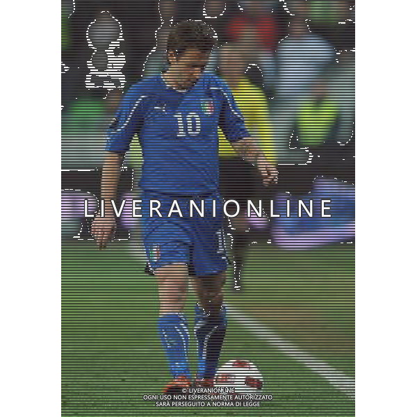 Qualificazioni ai Campionati Europei UEFA EURO 2012 Gruppo C Ljubljana - 25.03.2011 Slovenia-Italia Nella Foto:Antonio Cassano /Ph.Vitez-Ag. Aldo Liverani