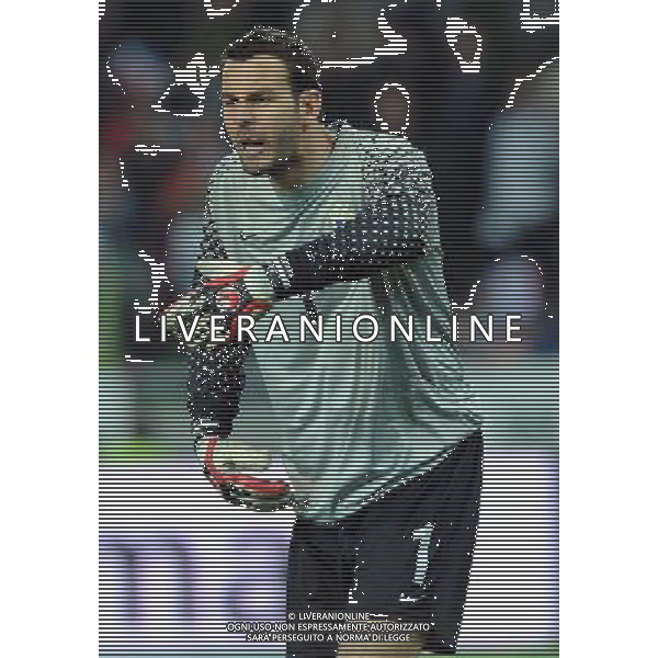 Qualificazioni ai Campionati Europei UEFA EURO 2012 Gruppo C Ljubljana - 25.03.2011 Slovenia-Italia Nella Foto:Samir Handanovic /Ph.Vitez-Ag. Aldo Liverani