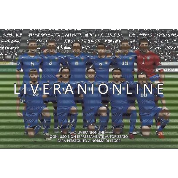 Qualificazioni ai Campionati Europei UEFA EURO 2012 Gruppo C Ljubljana - 25.03.2011 Slovenia-Italia Nella Foto:Italia Squadra Formazione /Ph.Vitez-Ag. Aldo Liverani