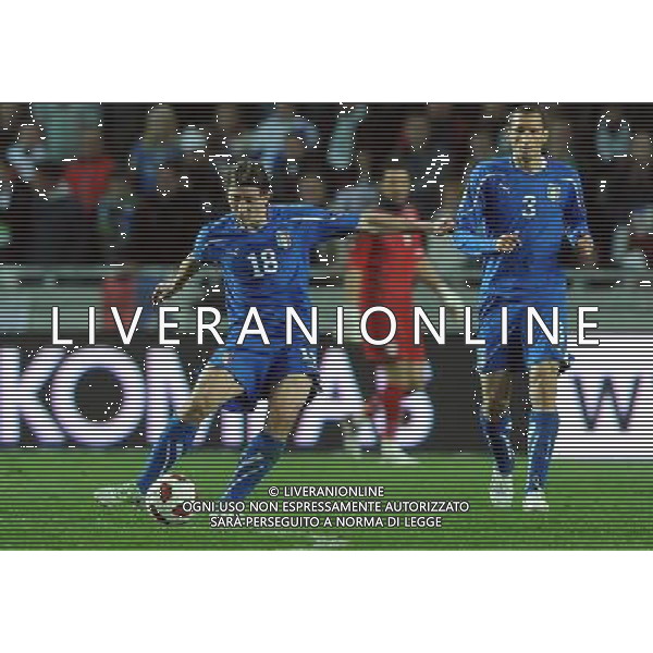 Qualificazioni ai Campionati Europei UEFA EURO 2012 Gruppo C Ljubljana - 25.03.2011 Slovenia-Italia Nella Foto:Riccardo Montolivo /Ph.Vitez-Ag. Aldo Liverani