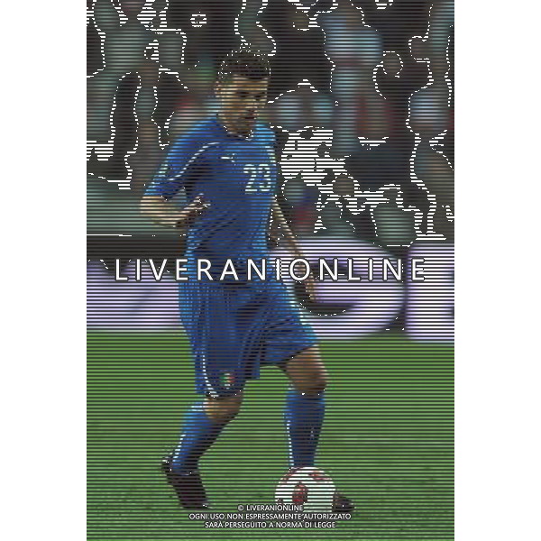 Qualificazioni ai Campionati Europei UEFA EURO 2012 Gruppo C Ljubljana - 25.03.2011 Slovenia-Italia Nella Foto:Antonio Nocerino /Ph.Vitez-Ag. Aldo Liverani