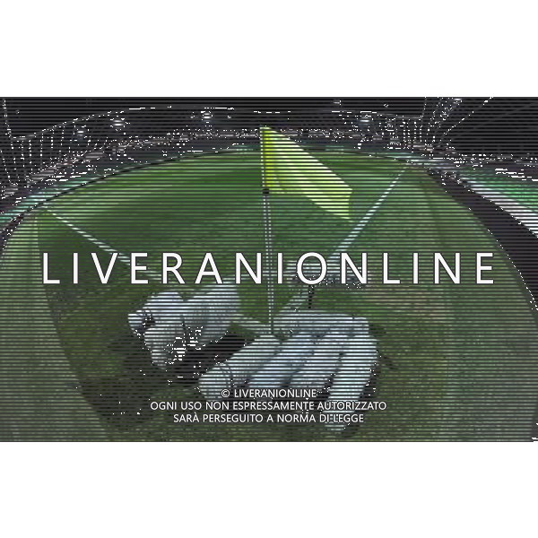 Qualificazioni ai Campionati Europei UEFA EURO 2012 Gruppo C Ljubljana - 25.03.2011 Slovenia-Italia Nella Foto:Campo, calcio, Microfoni, TV /Ph.Vitez-Ag. Aldo Liverani