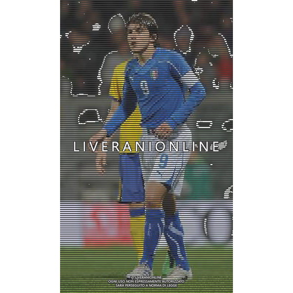 Amichevole Internazionale Reggio Emilia - 24.03.2011 Italia U21-Svezia U21 Nella Foto:Alberto Paloschi /Ph.Vitez-Ag. Aldo Liverani