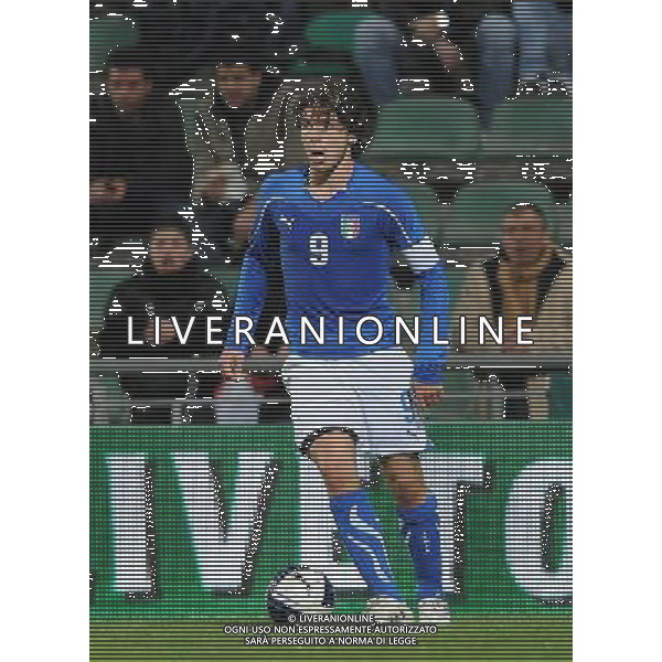 Amichevole Internazionale Reggio Emilia - 24.03.2011 Italia U21-Svezia U21 Nella Foto:Alberto Paloschi /Ph.Vitez-Ag. Aldo Liverani