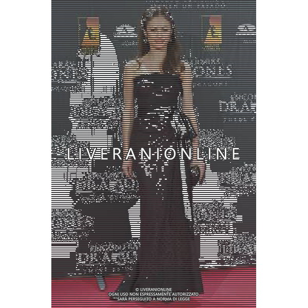 Olga Kurylenko attends the Premiere of \'There be dragons\' at Capitol Cinema in Madrid AG. ALDO LIVERANI SAS ITALY ONLY *** Local Caption *** .