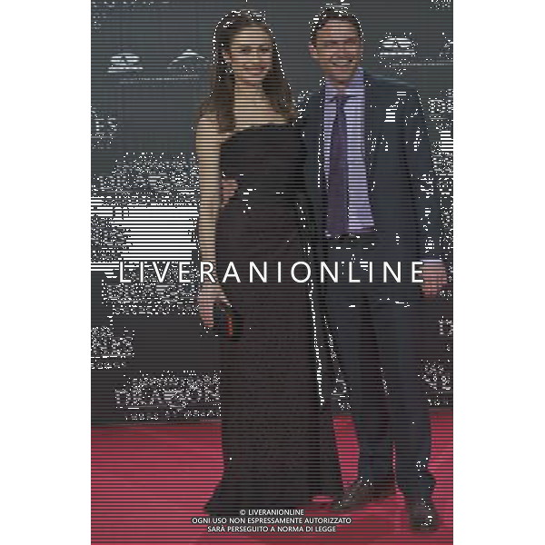 Dougray Scott and Olga Kurylenko attend the Premiere of \'There be dragons\' at Capitol Cinema in Madrid AG. ALDO LIVERANI SAS ITALY ONLY *** Local Caption *** .