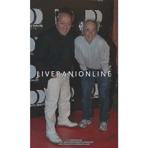 MILANO 30/3(2011 SPAZIO ANTOLOGICO VIA MECENATE, 84 SERATA DI BENEFICENZA IN OCCASIONE DELLA PRIMA TELEVISIVA: -DOPPIA DIFESA- CONDOTTA DI MICHELLE HUNZIKER NELLA FOTO ANDREA ARENA E MAX CAVALLARI (I FICHI D\' INDIA) FOTO ROMANO/AG ALDO LIVERANI