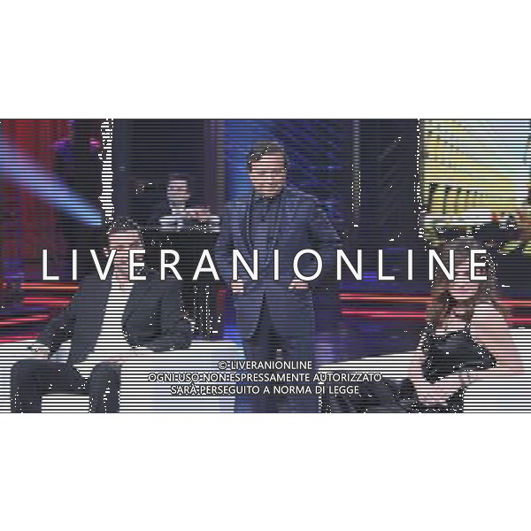 MILANO 31/3/2011 STUDIO MEDIASET COLOGNO MONZESE SPETTACOLO TRASMISSIONE TV \'CHIAMBRETTI NIGHT\' NELLA FOTO PIERO CHIAMBRETTI GIANLUIGI BUFFON ALENA SEREDOVA FOTO FIOCHI/AG ALDO LIVERANI