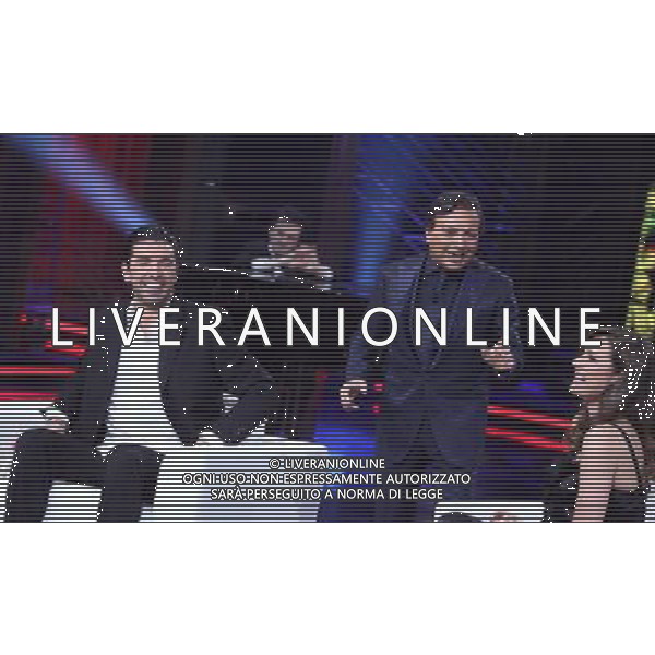 MILANO 31/3/2011 STUDIO MEDIASET COLOGNO MONZESE SPETTACOLO TRASMISSIONE TV \'CHIAMBRETTI NIGHT\' NELLA FOTO ALENA SEREDOVA CHIAMBRETTI PIERO BUFFON GIANLUIGI FOTO FIOCHI/AG ALDO LIVERANI