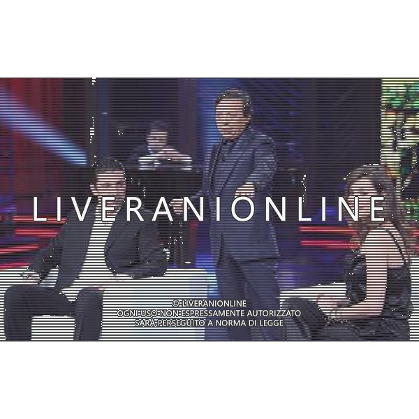 MILANO 31/3/2011 STUDIO MEDIASET COLOGNO MONZESE SPETTACOLO TRASMISSIONE TV \'CHIAMBRETTI NIGHT\' NELLA FOTO ALENA SEREDOVA CHIAMBRETTI PIERO BUFFON GIANLUIGI FOTO FIOCHI/AG ALDO LIVERANI