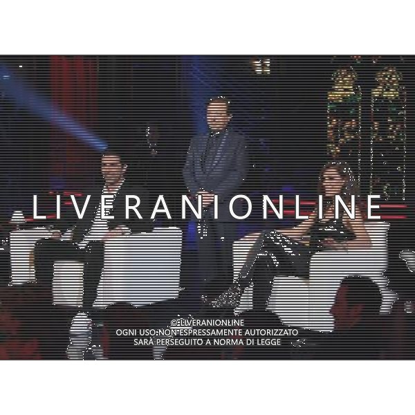 MILANO 31/3/2011 STUDIO MEDIASET COLOGNO MONZESE SPETTACOLO TRASMISSIONE TV \'CHIAMBRETTI NIGHT\' NELLA FOTO ALENA SEREDOVA CHIAMBRETTI PIERO BUFFON GIANLUIGI FOTO FIOCHI/AG ALDO LIVERANI
