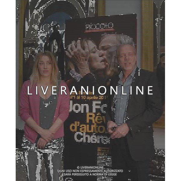 MILANO 1/4/2011 PINACOTECA BRERA VIA BRERA, 28 PRESENTAZIONE DELLO SPETTACOLO TEATRALE: -REVE D\' AUTOMNE- NELLA FOTO PASCAL GREGGORY E VALERIA BRUNI TEDESCHI FOTO ROMANO/AG ALDO LIVERANI