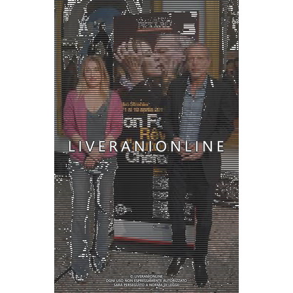 MILANO 1/4/2011 PINACOTECA BRERA VIA BRERA, 28 PRESENTAZIONE DELLO SPETTACOLO TEATRALE: -REVE D\' AUTOMNE- NELLA FOTO PASCAL GREGGORY E VALERIA BRUNI TEDESCHI FOTO ROMANO/AG ALDO LIVERANI