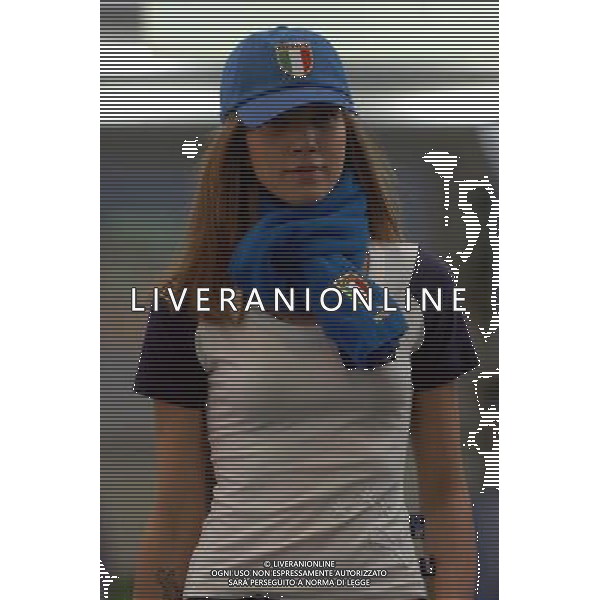 Milano Stadio Meazza di San Siro 29/03/2004 Conferenza stampa Puma-Figc presentazione nuova collezione della nazionale per Europei nella foto i modelli sfilano con le nuove maglie Agenzia aldo liverani