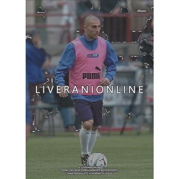 MILANO 29/03/04 ALLENAMENTO DELLA NAZIONALE ITALIANA NELLA FOTO DI VAIO MARCO PH GIGI ARCAINI/AG.ALDO LIVERANI