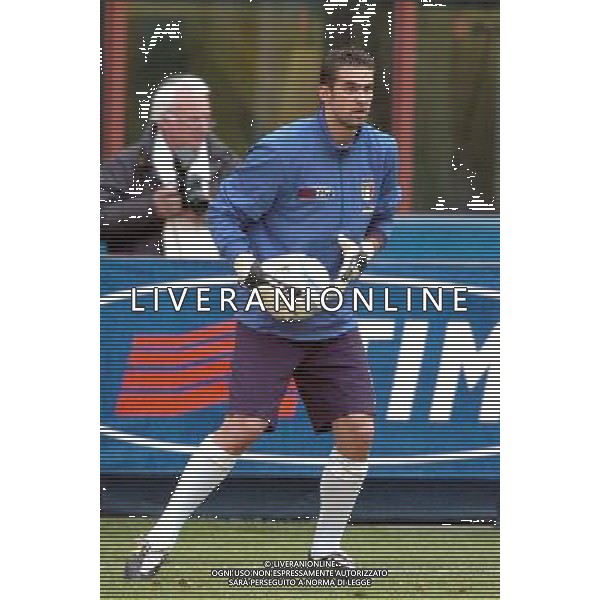 MILANO 29/03/04 ALLENAMENTO DELLA NAZIONALE ITALIANA NELLA FOTO PELIZZOLI IVAN PH GIGI ARCAINI/AG.ALDO LIVERANI