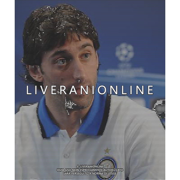 UEFA Champions League 2010/2011 Quarti di Finale Andata Milano - 04.04.2011 Allenamenti e Conferenza Stampa Pre Partita Nella Foto:Diego Milito /Ph.Vitez-Ag. Aldo Liverani