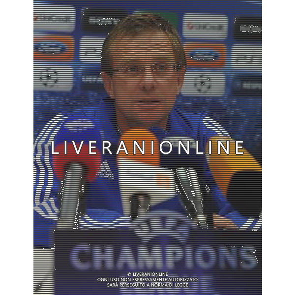 UEFA Champions League 2010/2011 Quarti di Finale Andata Milano - 04.04.2011 Allenamenti e Conferenza Stampa Pre Partita Nella Foto:ralf rangnick /Ph.Vitez-Ag. Aldo Liverani