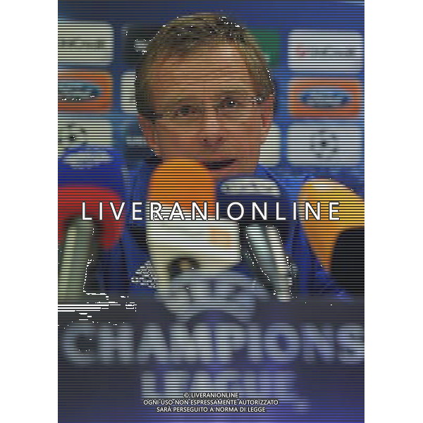 UEFA Champions League 2010/2011 Quarti di Finale Andata Milano - 04.04.2011 Allenamenti e Conferenza Stampa Pre Partita Nella Foto:ralf rangnick /Ph.Vitez-Ag. Aldo Liverani