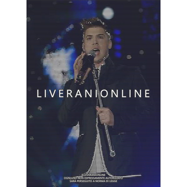- Picture Shows: Aiden Grimshaw performing live at the matinŽe show as part of the X Factor UK Live Tour 2011 at the SECC, Glasgow Scotland, UK -2nd April 2011. AG. ALDO LIVERANI SAS ITALY ONLY *** Local Caption *** .
