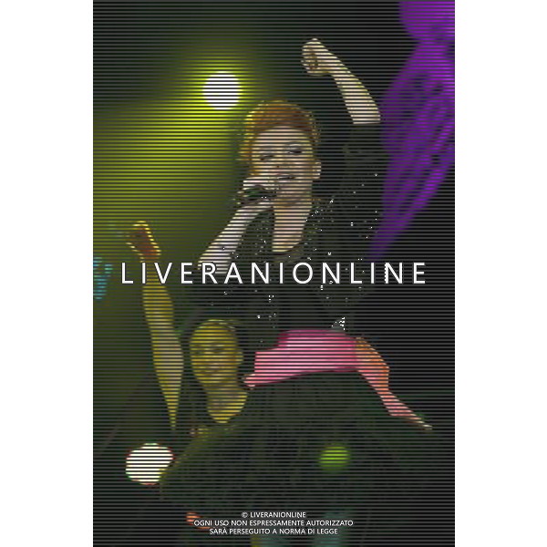 - Picture Shows: Cher Lloyd performing live at the matinŽe show as part of the X Factor UK Live Tour 2011 at the SECC, Glasgow Scotland, UK -2nd April 2011. AG. ALDO LIVERANI SAS ITALY ONLY *** Local Caption *** .