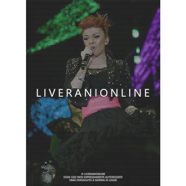 - Picture Shows: Cher Lloyd performing live at the matinŽe show as part of the X Factor UK Live Tour 2011 at the SECC, Glasgow Scotland, UK -2nd April 2011. AG. ALDO LIVERANI SAS ITALY ONLY *** Local Caption *** .