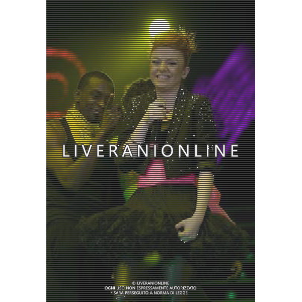 - Picture Shows: Cher Lloyd performing live at the matinŽe show as part of the X Factor UK Live Tour 2011 at the SECC, Glasgow Scotland, UK -2nd April 2011. AG. ALDO LIVERANI SAS ITALY ONLY *** Local Caption *** .