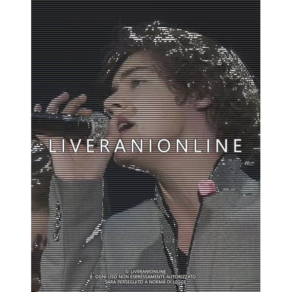 - Picture Shows: Harry Styles and One Direction performing live at the matinŽe show as part of the X Factor UK Live Tour 2011 at the SECC, Glasgow Scotland, UK -2nd April 2011. AG. ALDO LIVERANI SAS ITALY ONLY *** Local Caption *** .