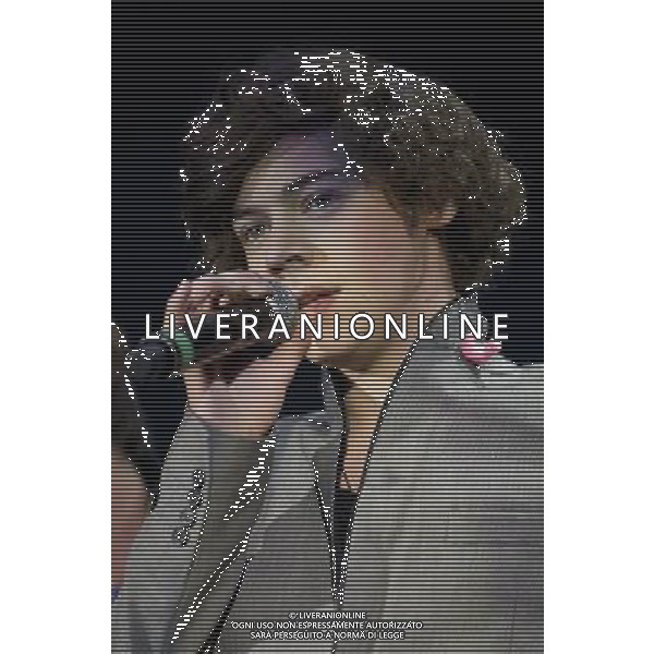 - Picture Shows: Harry Styles and One Direction performing live at the matinŽe show as part of the X Factor UK Live Tour 2011 at the SECC, Glasgow Scotland, UK -2nd April 2011. AG. ALDO LIVERANI SAS ITALY ONLY *** Local Caption *** .