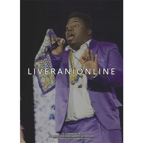- Picture Shows: Paije Richardson performing live at the matinŽe show as part of the X Factor UK Live Tour 2011 at the SECC, Glasgow Scotland, UK -2nd April 2011. AG. ALDO LIVERANI SAS ITALY ONLY *** Local Caption *** .