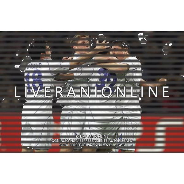 Inter - Schalke 04 andata dei quarti di Champions League 05/04/2011 nella foto esultanza matip ©luzzani/Agenzia Aldo Liverani Sas