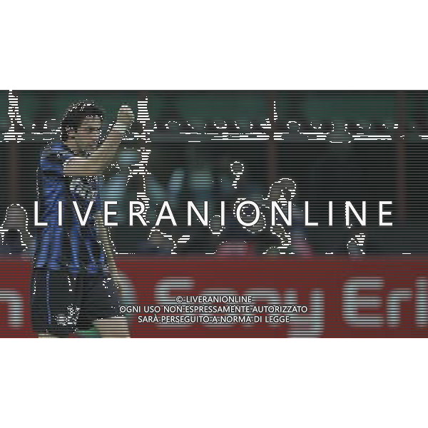 Inter - Schalke 04 andata dei quarti di Champions League 05/04/2011 nella foto esultanza milito ©luzzani/Agenzia Aldo Liverani Sas