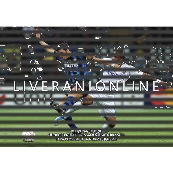 UEFA Champions League 2010/2011 Quarti di Finale Andata Milano - 05.04.2011 Inter-Shalke 04 Nella Foto:zanetti farfan /Ph.Vitez-Ag. Aldo Liverani